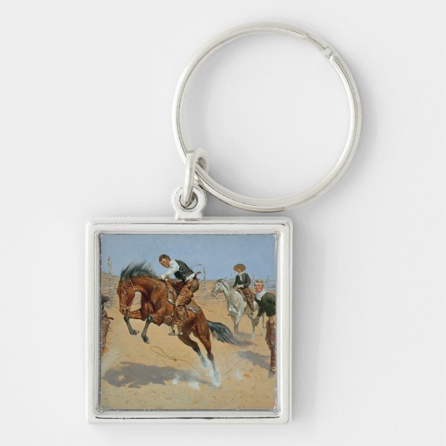 Turn Him Loose, Bill, c.1893 (oil on canvas) Key Ring (Front)