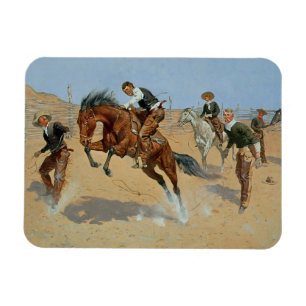 Turn Him Loose, Bill, c.1893 (oil on canvas) Magnet