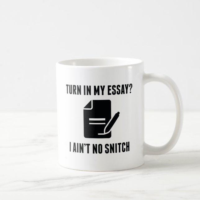Turn In My Essay? Coffee Mug (Right)