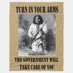 TURN IN YOUR ARMS FLEECE BLANKET
