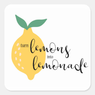 Turn Lemons into Lemonade Sticker