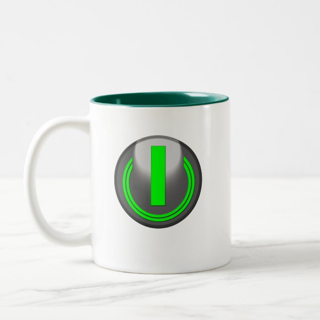 Turn Me On Two-Tone Coffee Mug (Left)