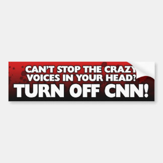 "Turn Off CNN" Bumper Sticker
