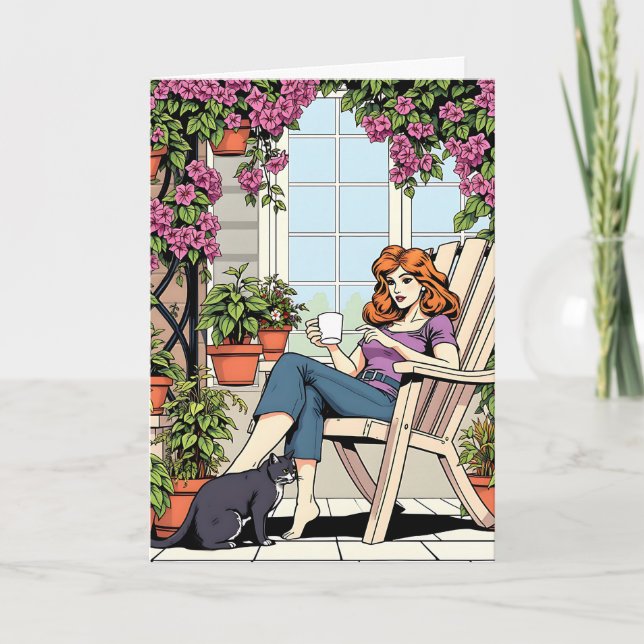 Turn off the TV, Do Some Self-Love Friendship Card (Front)