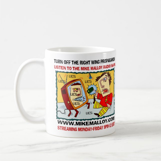 TURN OFF THE TV MUG (Left)