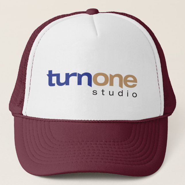 Turn One Studio Logo Trucker Hat (Front)