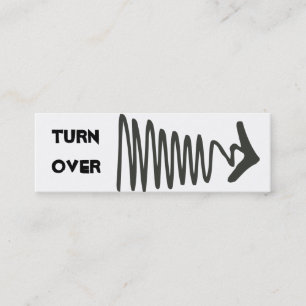 Turn Over Calling Card