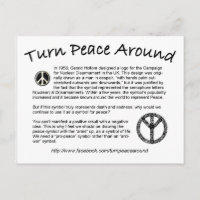 Turn Peace Around postcard