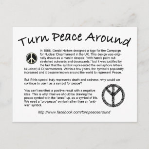 Turn Peace Around postcard
