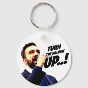 Turn the Volume Up - Zohran Mamdani Key Ring