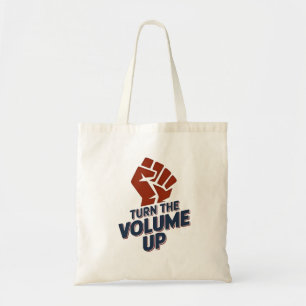 Turn the Volume Up Zohran NYC Major Democrat Tote Bag