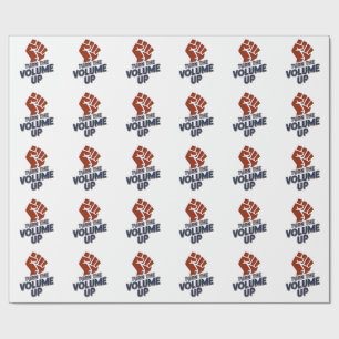 Turn the Volume Up Zohran NYC Major Democrat Wrapping Paper