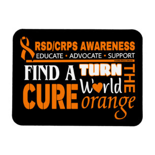 Turn the World Orange...RSD/CRPS Magnet