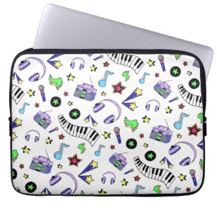 Turn Up the Music Laptop Sleeve