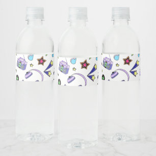 Turn Up the Music Water Bottle Label