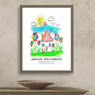 Turn Your Child's Art into a Museum Style Print, Poster