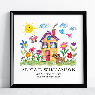 Turn Your Child's Art into a Museum Style Print, Poster