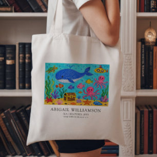 Turn Your Child's Art into a Museum Style Tote Bag