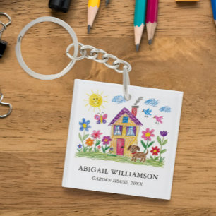 Turn Your Child's Art into Museum Style Souvenir Key Ring