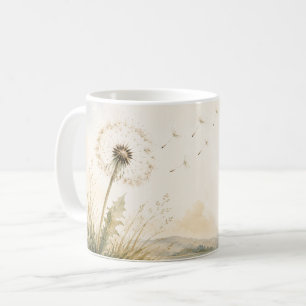 Turn Your Wishes Into Wings Dandelion Inspiration Coffee Mug