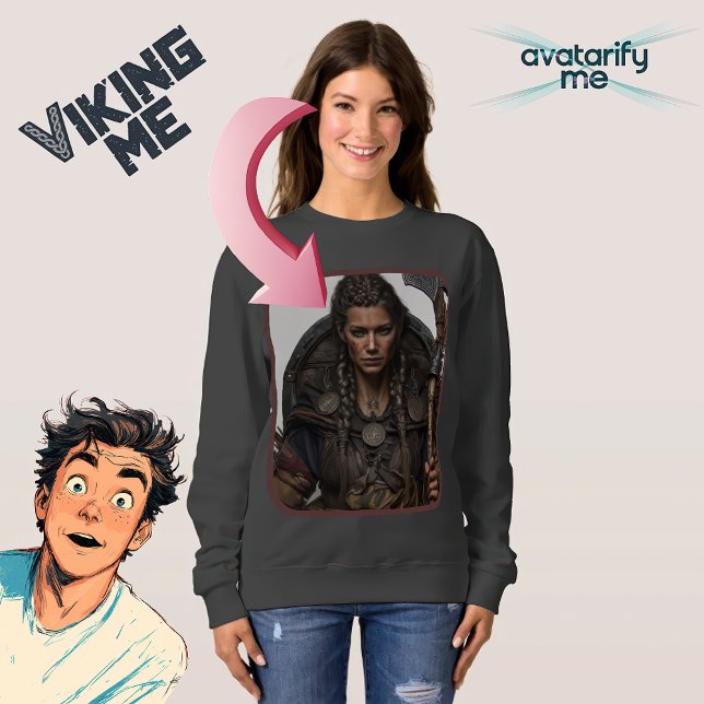 Turn yourself or anyone into any character sweatshirt (Creator Uploaded)