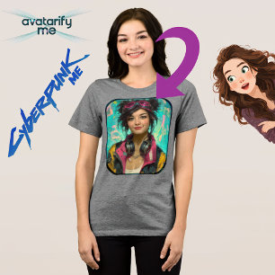 Turn yourself or anyone into any character Tri-Blend shirt