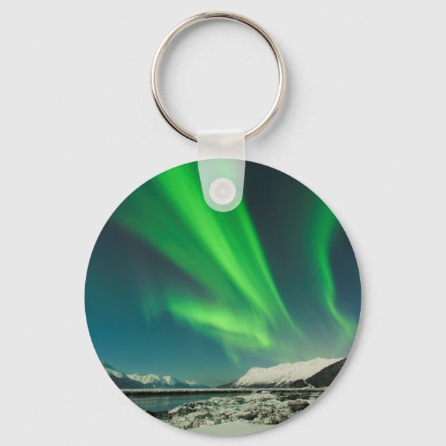 Turnagain Arm Aurora Key Ring (Front)