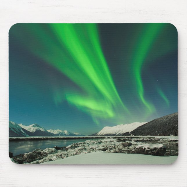 Turnagain Arm Aurora Mouse Pad (Front)