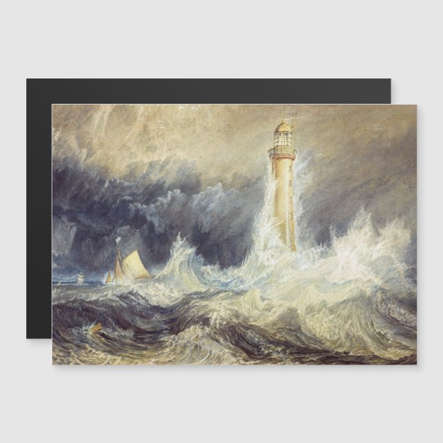 Turner - Bell Rock Lighthouse Magnetic Card (Front/Back)