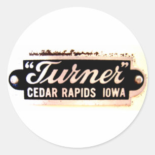 Turner Company round decal Classic Round Sticker