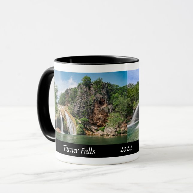 Turner Falls Oklahoma - Designer Coffee Mug (Front Left)
