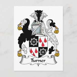 Turner Family Crest Postcard