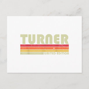 TURNER Funny Job Title Profession Birthday Worker Holiday Postcard