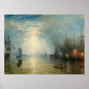 Turner - Keelmen Heaving In Coals By Moonlight Poster