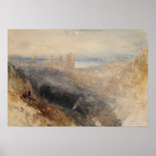 Turner - Moon Over Lausanne Poster