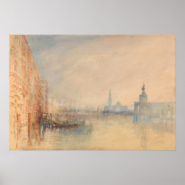 Turner - Mouth Of Grand Canal, Venice Poster (Front)