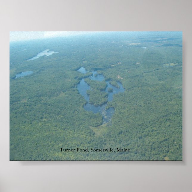 Turner Pond, Somerville Maine Poster (Front)