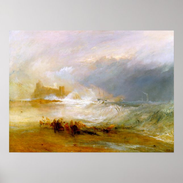 Turner - Steam-Boat Assisting Ship Off Shore Poster (Front)