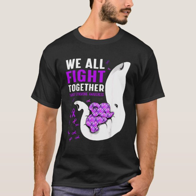 Turner Syndrome Awareness We All Fight Together El T-Shirt (Front)