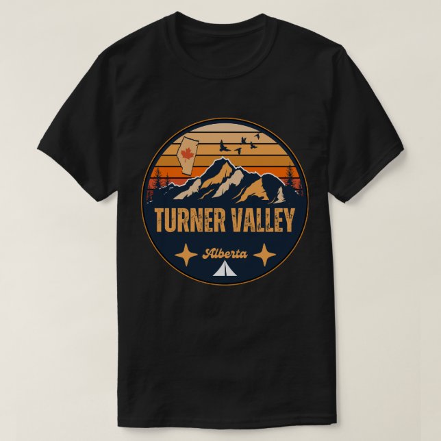 Turner Valley, Alberta T-Shirt (Design Front)