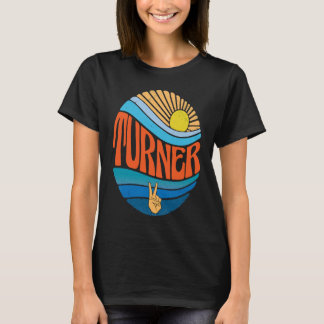 Turner  Vintage Sunset Turner Groovy Tie Dye T-Shirt