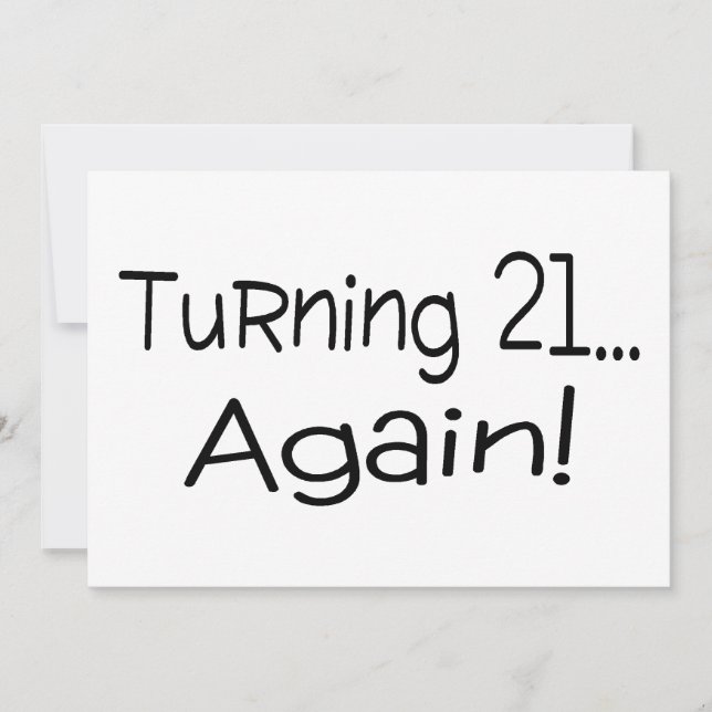 Turning 21 Again (Front)