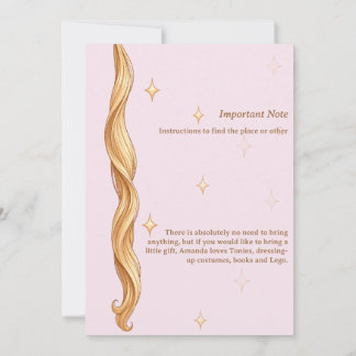 Turning 4 - Forever a Princess Invitation