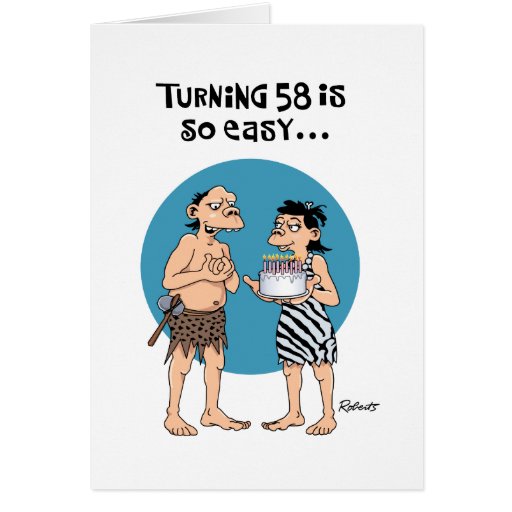 Turning 58 Birthday Greeting Cards | Zazzle