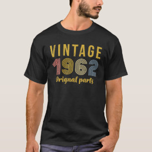Turning 60 Birthday Decorations 60th BDay 1962 T-Shirt