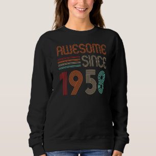 Turning 64 Years Old Awesome Since 1958 64th Birth Sweatshirt