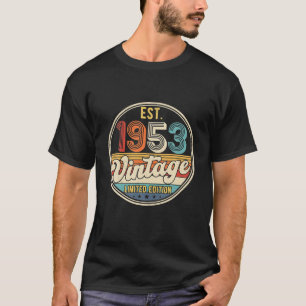 Turning 69 Birthday Decorations 69th BDay 1953 T-Shirt