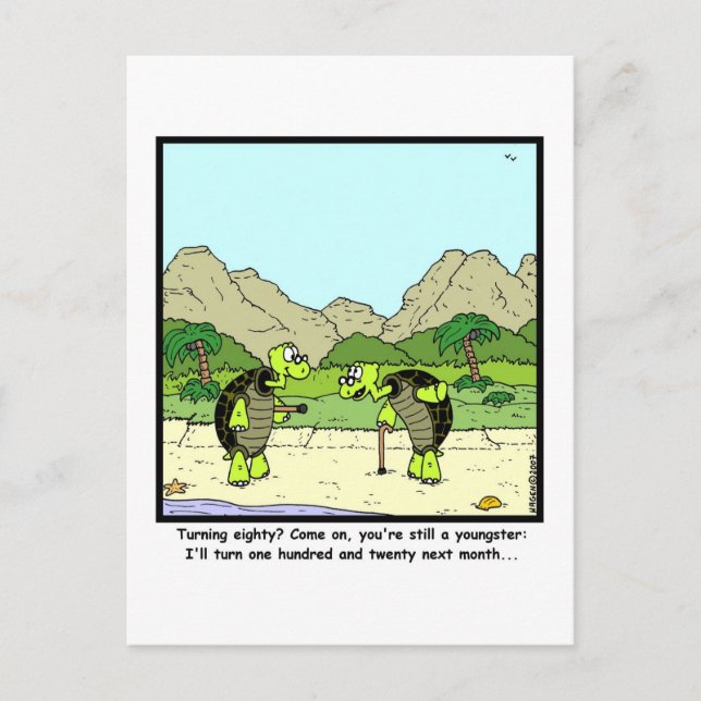 Turning 80 postcard (Front)