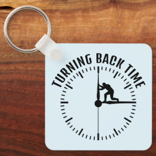 Turning Back Time  Key Ring