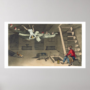 Turning in - and out again, plate from 'The Advent Poster